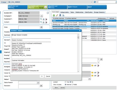 Use Cases for the BMC Remedy Integration with Remote Support