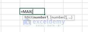 Use Excel s MAX Function Shortcut to Find the Largest Values