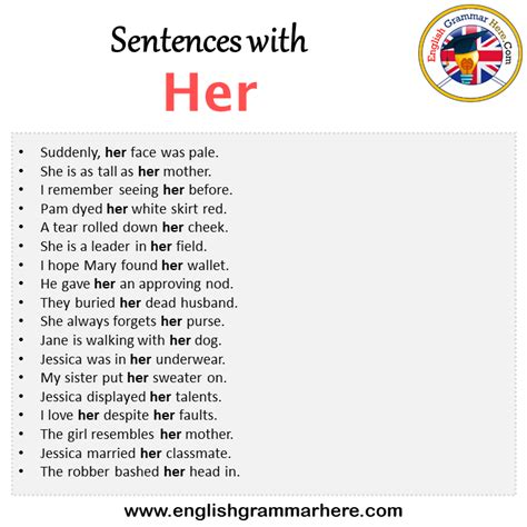 Use Her In A Sentence
