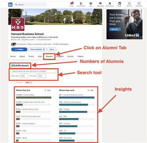 Use LinkedIn To Easily Find Alumni