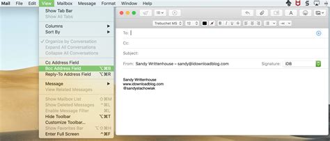 Use Mac Mail BCC Option to Send Email to Groups