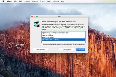 Use Multiple iPhoto Libraries to Manage Your Photos