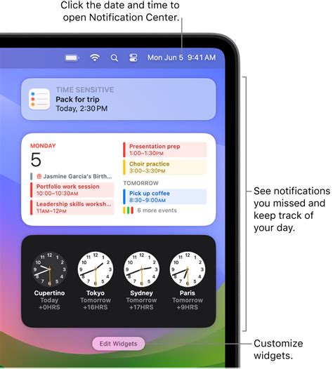 Use Notification Center on Mac Apple Support