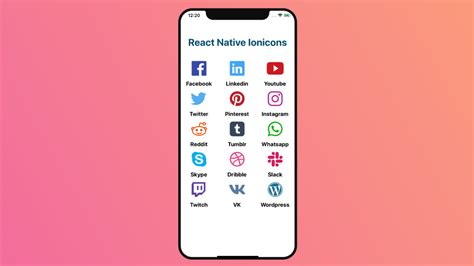 Use React Native Ionicons Icon in Android iOS App Example