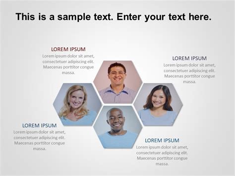 Use Team PowerPoint Template to showcase your team hierarchy. slid