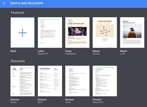 Use Template Gallery to format your Google Docs Office of Information