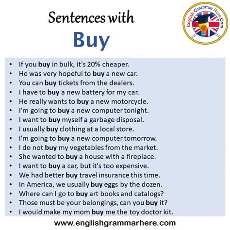 Use buy in a sentence