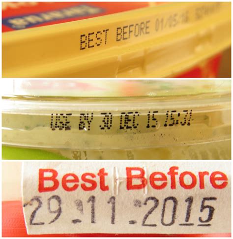 Use by date meaning. Month and year may be written in numerals, year may be given in two digits) (Eg. BEST BEFORE 25/07/14 or as BEST BEFORE 25 July 2014) • On packages of Aspartame, you have to mention ‘Use by date/recommended last consumption date/expiry date’ and not ‘Best Before’. ‘Use by date; cannot be more than three years from the date … 
