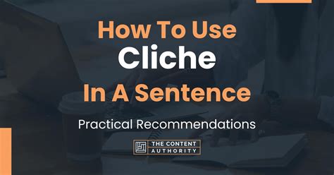 Use cliche in a sentence