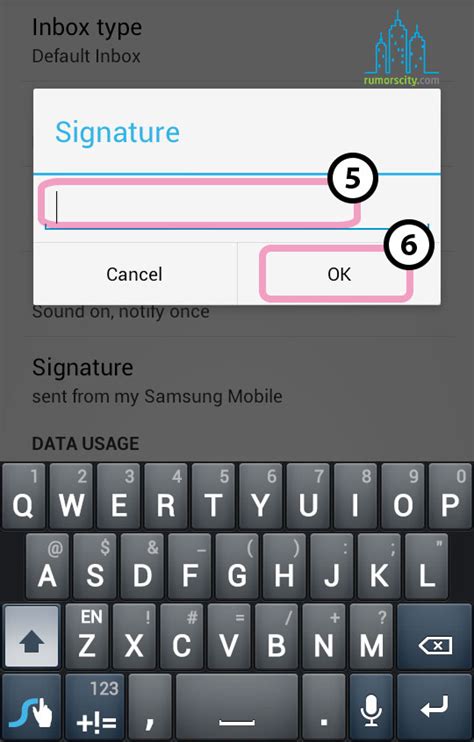 Use digital signatures for email on Android devices