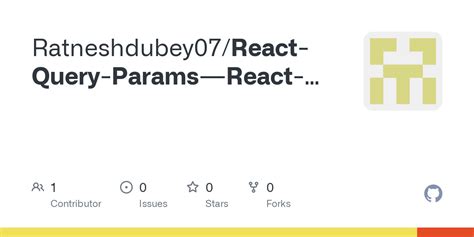 Use query params react router v7.  But to fully utilize React Router, you must kn...