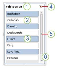 Use slicers to filter data - Office Support