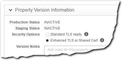 Use the Akamai shared certificate