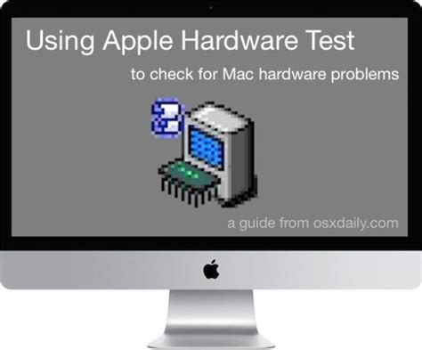 Use the Apple Hardware Test AHT to Find Problems