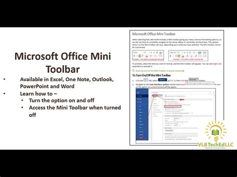 Use the Mini Toolbar Office 2010