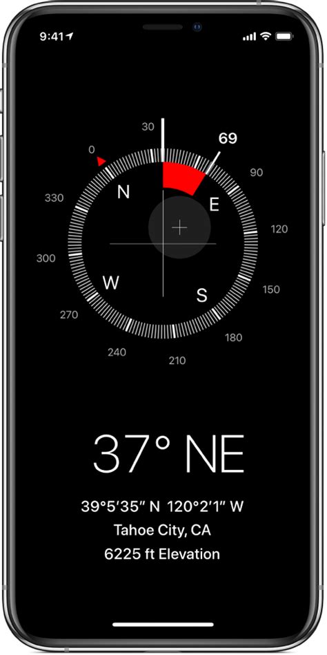 Use the compass on iPhone – Apple Support (UK)