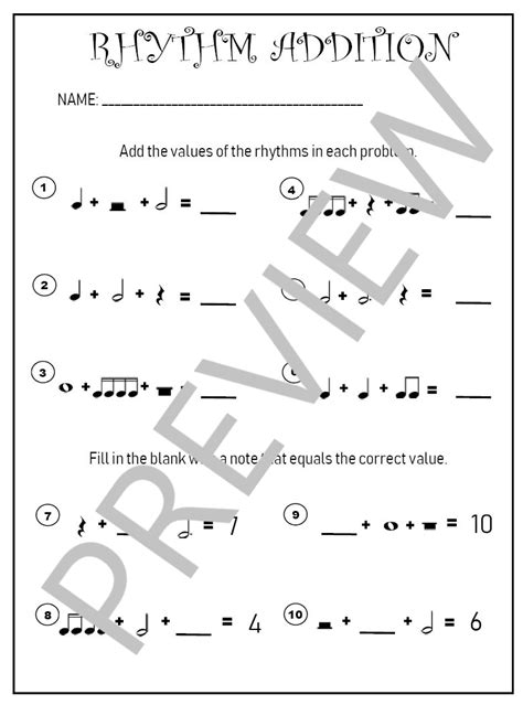 Use this worksheet to have students practice making rhythmic
