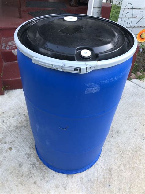  55 gallon Drum Barrel Lid Snap-On Clear Flexible Cover Plasti