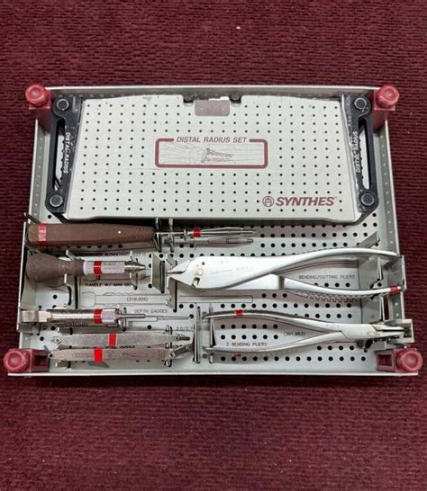 Used SYNTHES Distal Radius Set w/ Distal Radius Implant Module
