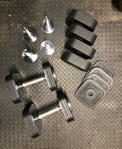 Used adjustable dumbbells. Best single dumbbells: Amazon Basics Rubber Encased Hex Dumbbells. Price: around $9-98. Weight range: 10-50 lb. Material: cast iron with rubber heads. Fitness app: none. These single dumbbells ... 