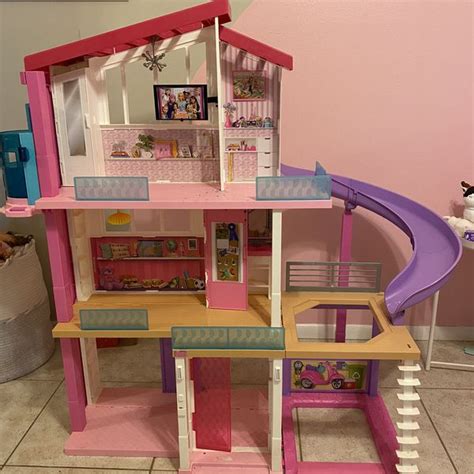 Used barbie dream house. Barbie Dreamhouse, Pool Party Doll House with 75+ Pieces and 3-Story Slide, Barbie House Playset, Pet Elevator and Puppy Play Areas $269.00 Only 5 left in stock (more on the way). Pay with Zip Buy now and pay at your pace using Zip Learn more 