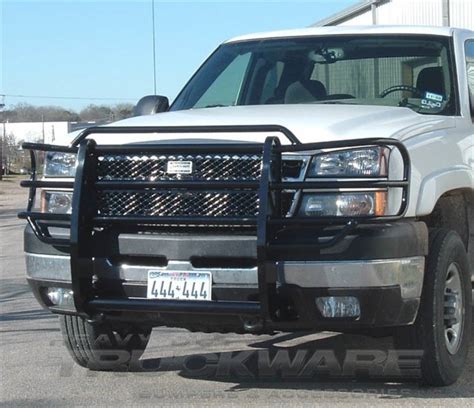 This grille guard is built with 2-inch diameter steel tub