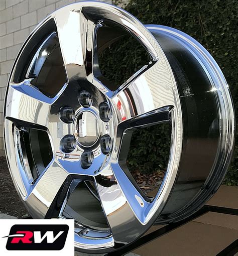 Set Of Factory 20'' Chevy Gunmetal RST Wheels/Tires/6x5.