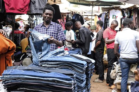 Used clothing from the West is a big seller in East Africa. Uganda’s leader wants a ban
