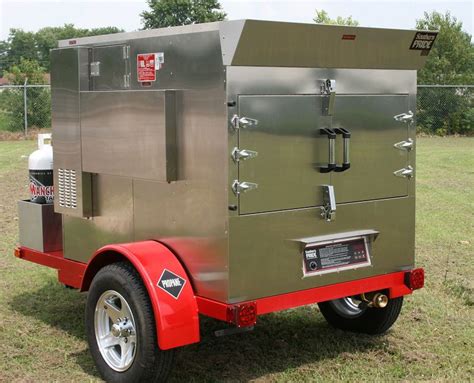 Cookshack Electric Mobile Smoker. used. CookShack Electric Mobile Smoker With IQ5 Control System. Overall Dims 26.5"W x 64.25"H x 31"D. HIT# 2319540.. 