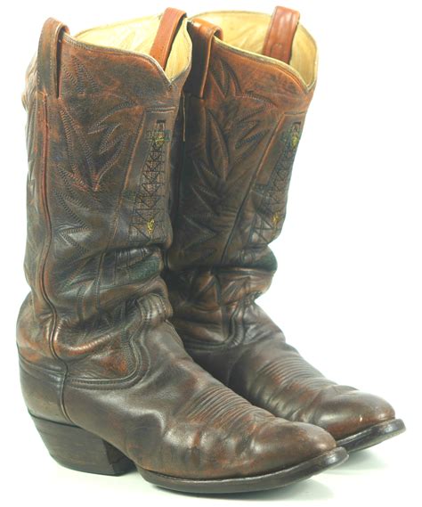 Used cowboy boots. Justin Bent Rail Cowboy Boots 10 D Green Brown Square Toe Spur Ridge Pull Holes. Opens in a new window or tab. Pre-Owned. C $40.58. 1 bid · Time left 8h 31m. from United States. Unisex Cowboy Boots - Botas Vaqueras, pre-owned and perfect condition. Opens in a new window or tab. Pre-Owned. 