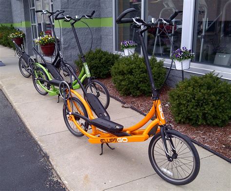 Nov 24, 2015 · The smooth, running-like elliptical motion of ElliptiGO long-stride bikes delivers the ultimate in riding comfort and performance along with indoor/outdoor versatility. With more than 30,000 bikes on the road, it’s safe to say ElliptiGO bike owners come from a variety of backgrounds. .
