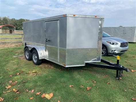 Trailers for sale in Greensboro, NC. ... 7x12 and 7x14 -SALE !! Dump trailers - 14k gvwr. ... New 2023 White 7x14 Tandem Axle Enclosed Trailer with Cabinets. . 