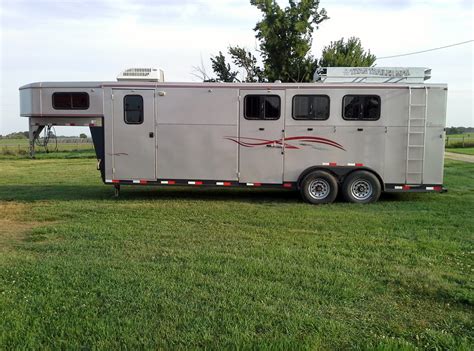 Used horse trailers. When searching for new and used horse trailers for sale, you probably already have an idea in mind of your must-have amenities. We’ll take it from there, guiding you to the best horse trailer for sale for your needs. We carry 1-2 horse trailers, 3-4 horse trailers, gooseneck horse trailers, bumper pull horse trailers, trainer trailers, and ... 