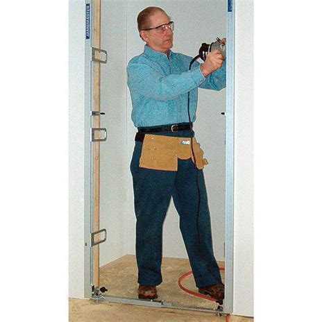  takes to install a door jamb. With. typical door jamb installation times of 7. minutes and less, you can trust the. patented JAMBMASTER ® door jamb. installation jig to give you superior. quality door jamb installations in less. time every time. Door jamb installation jig eliminates wedging and shimming when installing door frames. . 