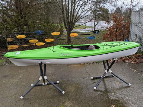 Used rental kayaks: 4x Tribe 11.5 $100 each 2x Tribe 13.5 $200 each Comes with well-worn seat. Slightly better seats available. Free pickup available in Tahoe City. Delivery possible for fee..
