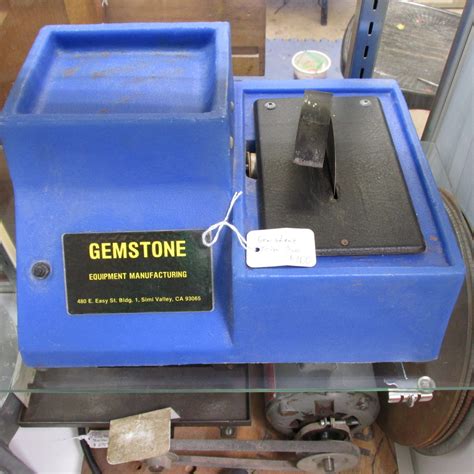 Used lapidary equipment. Used 18" Hydraulic Rogue Slab Rock Saw. $0.00. Sold out. Vintage MT-4 Vibratory Rock Tumbler with New Drum! $328.48. Sold out. Save $3,023.64. Used Highland Park 18" Rotating Lap Modified Heavy Duty. $0.00 $3,023.64. 