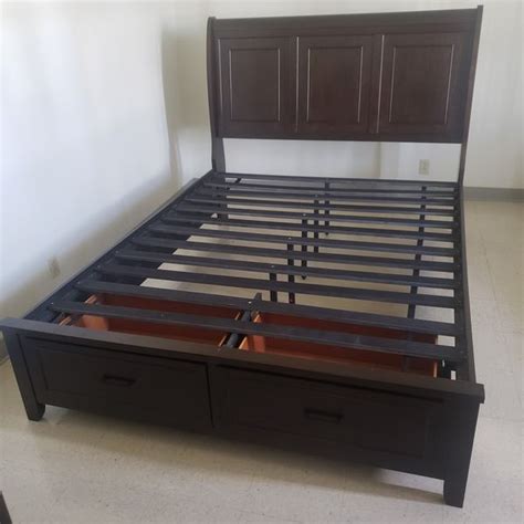 Used queen bed frame for sale near me. New Queen & King Upholstered Bed Frames. Richmond, VA. $240. King Size Bed Frame Wood. Williamsburg, VA. $325. Full Bed Frame And Matress Ikea Brimnes. Richmond, VA. $75 $100. 