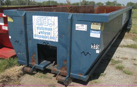 Roll Off Dumpster Specifications: 16 Yard: Tapered – 6’ wide (bottom), 7’6″ wide (top) x 12’ long x 61” ht 10 Ga. Sidewalls & Floor. Container Options: ... Sale! Gooseneck Roll Off Package: Trailer & (5) 12 Yard Containers $ $ 83″ x 12′ 12K Dump Trailer – …. 