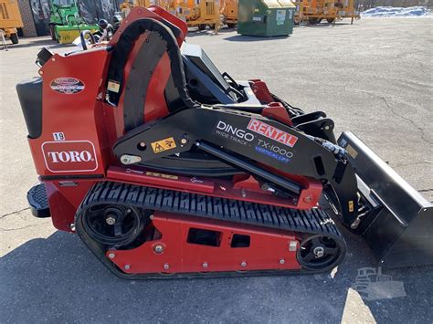 Used toro dingo for sale. Phone: (901) 424-7039. visit our website. View Details. Email Seller Video Chat. NEW TORO DINGO TX1000W 24.8HP KUBOTA DIESEL ENGINE 81" HINGE PIN HEIGHT 61" DUMP HEIGHT 13.3 GPM HYDRAILIC FLOW 15.2 GPM AUXILARY HYDRAULIC FLOW CALL OR EMAIL CRAIG OR JAY FOR MORE INFORMATION. Get Shipping Quotes. Apply for Financing. 