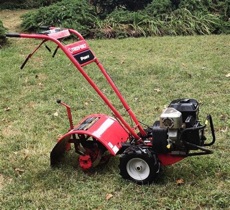Mustang 18 in. 208 cc Gas OHV Engine Rear Tine Garden Tiller with Forward and Counter Rotating Tilling Options. Shop this Collection. Add to Cart. Compare. Top Rated $ 999. 00 ... Troy-Bilt. Big Red 20 in. 306cc OHV Electric Start Briggs and Stratton Engine Rear Tine Forward Rotating Gas Garden Tiller ... Do Not Sell or Share My Personal .... 