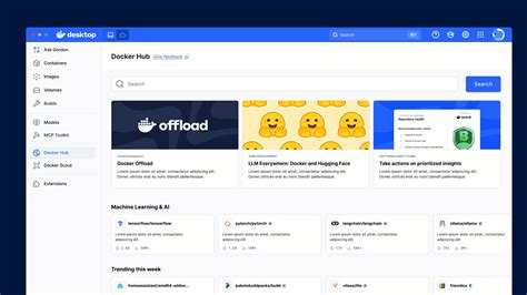 Useful docker containers for home.  Docker Offload is useful in virtual deskto...