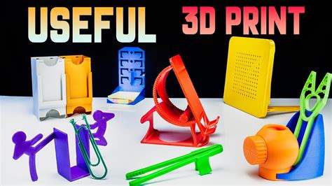 Useful things to 3d print. Jun 30, 2023 ... In this video I'd like to show you some really cool 3D Prints Get your models 3D printed at ➡ https://www.pcbway.com JOIN my Patreon to: ... 