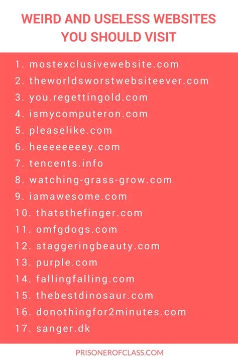 Useless web.  These pointless websites offer quick escapes from everyday task...