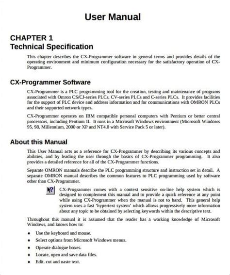 User Guide Template 3 Word Pdf Formats Samples Free Manual Templates