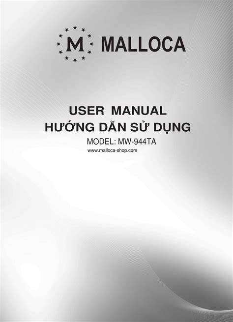 User Manual 927S - Malloca