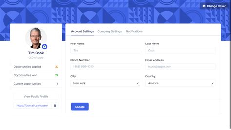 User Profile Page React Create React Js User Profile Page For NFT