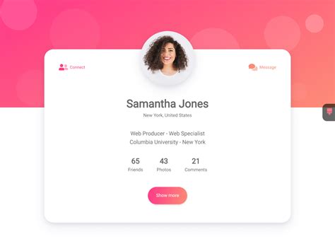 User Profile Page Template in HTML CSS — CodeHim