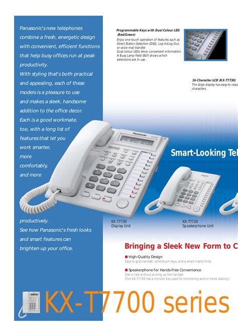 User guide for panasonic phone kxt7720. - Sprint mifi 2200 quick start guide.