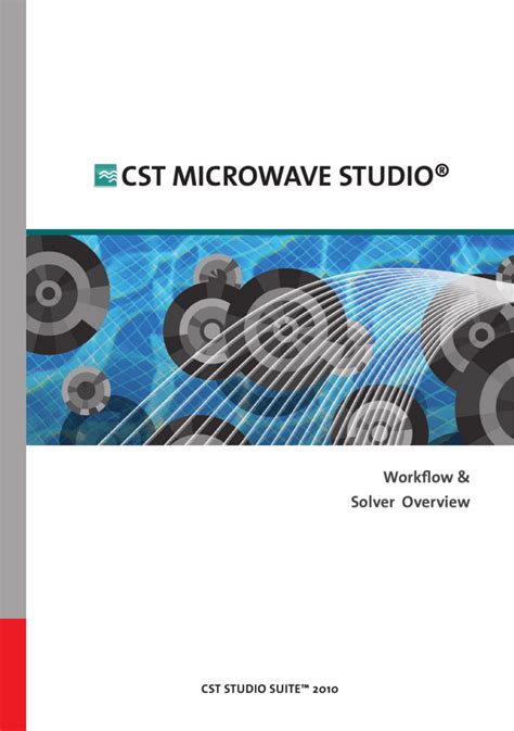 User guide of cst microwave studio. - Schwarzer schicksalshund von peter balakian l zusammenfassende studienanleitung.