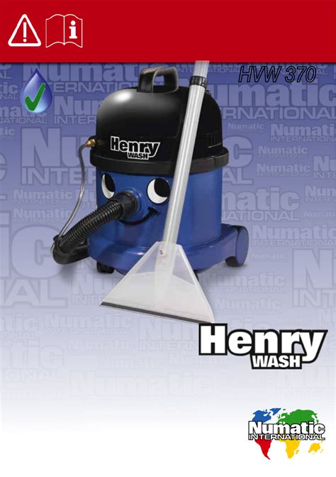 User manual Numatic Henry (English - 2 pages)